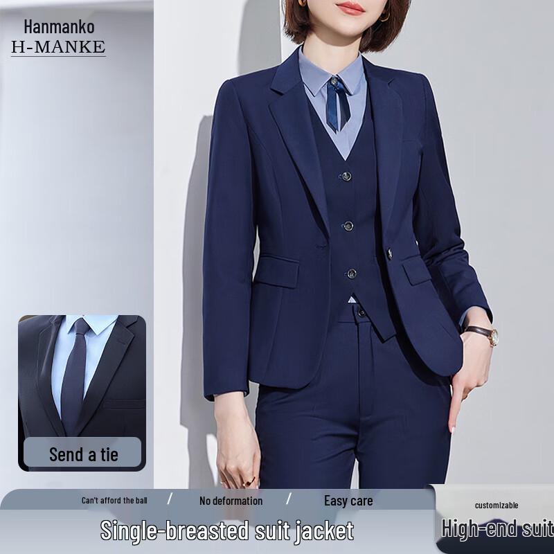 

HANMANKE Women s Professional Business Suit & Blazer Collection 3XL