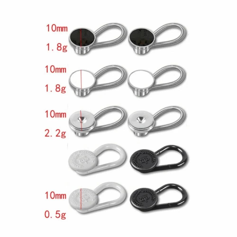 12/16/24/26 Pcs Button Style Button Extenders Strong Elasticity Easy Install Waist Extender Buttons Metal No Sew Extensions