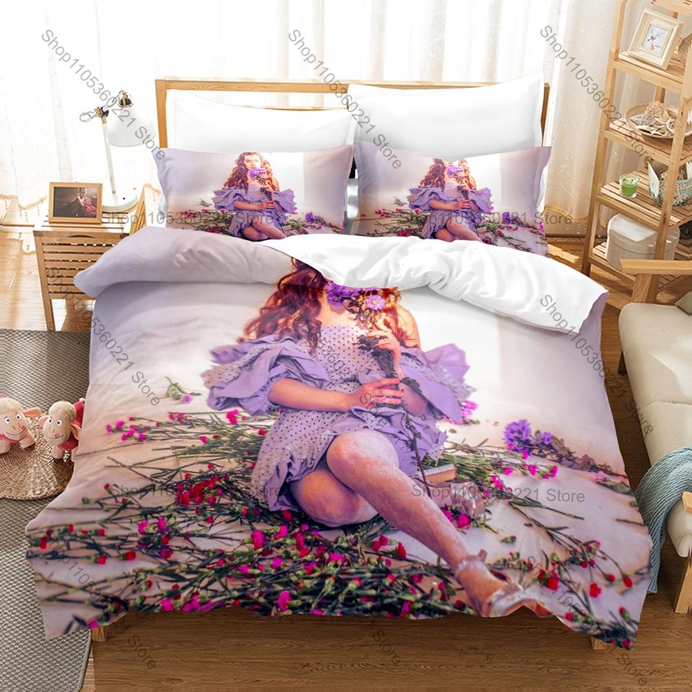 Personality Sanah Polish Singer New Bedding Set Soft Duvet Cover Pillowcase Music Fans Bedroom Home Decor