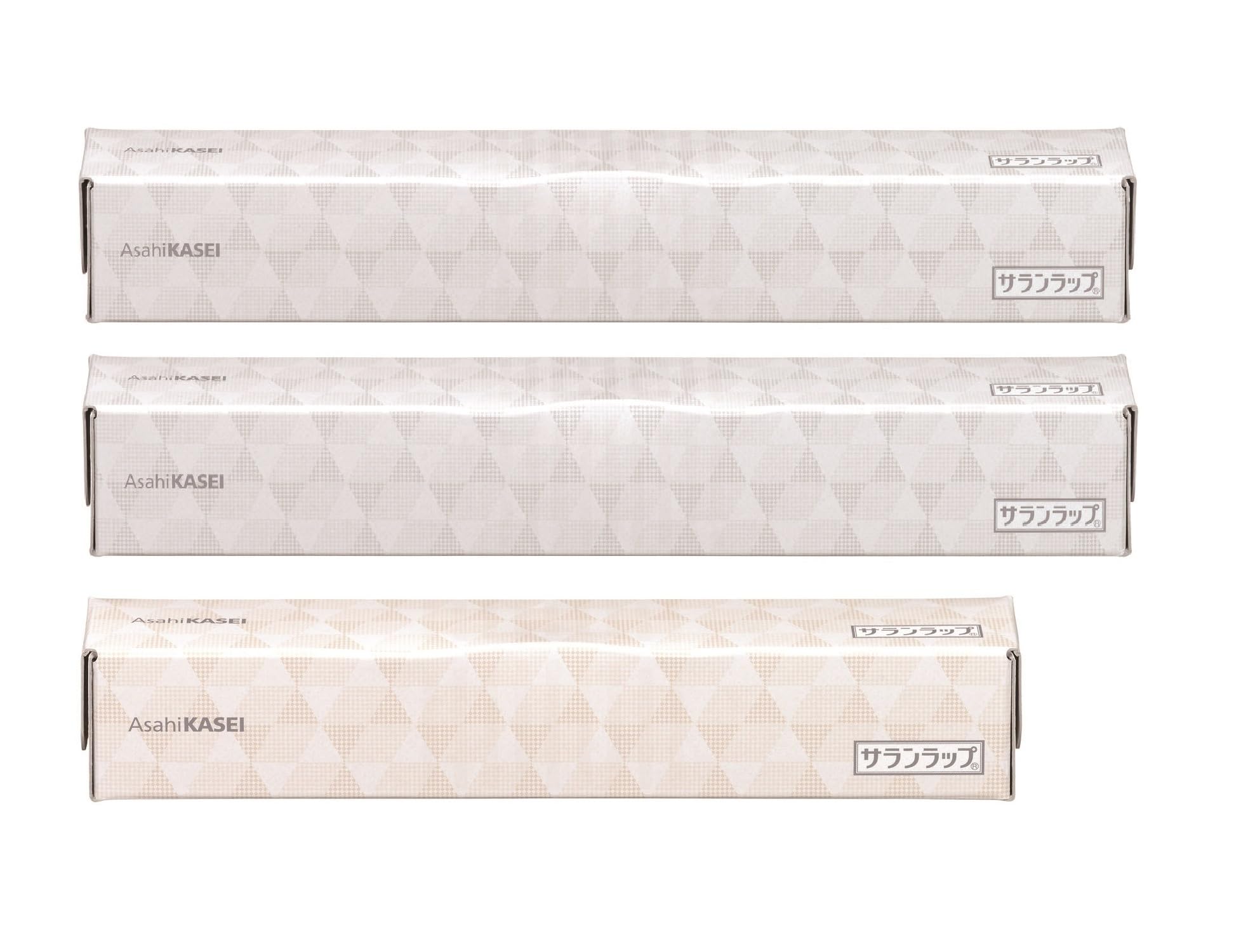 

[Limited Edition Design][Set of 2 Sizes] Saran Wrap 30cm x 50m (2 Rolls) + 22cm x 50m (1 Roll) Design Packaging, Monotone
