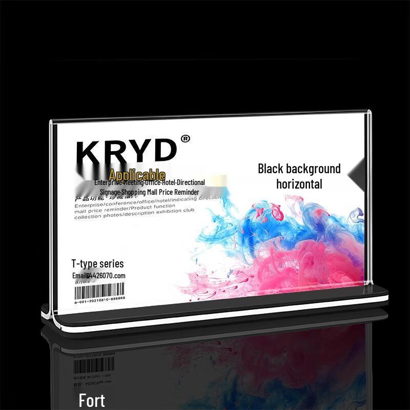 

Miling A4 T-Shape Acrylic Table Sign Holder (10-Pack)