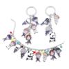 Anime Jujutsu Kaisen Keychain Anime Character Gojo Satoru Itadori Yuji Bracelet Keychain For Women Men Fans Jewelry Gifts