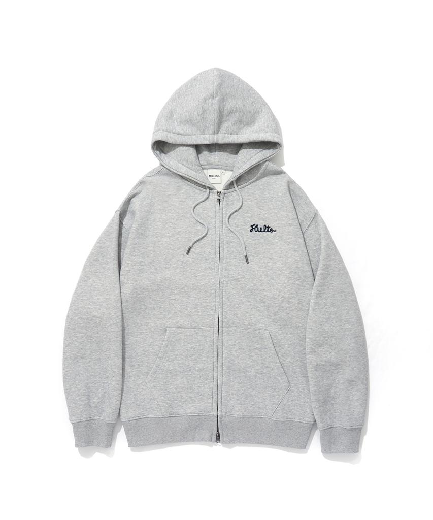Kulte Script Chain Emb Hood Zip-UpM.Grey