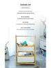 Multi-layer Folding Storage Rack for Bedroom, Living Room, and Bathroom