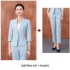 2026 Women's Professional Suit Set with Seven-Sleeve Jacket & Skirt for Beauty Salon