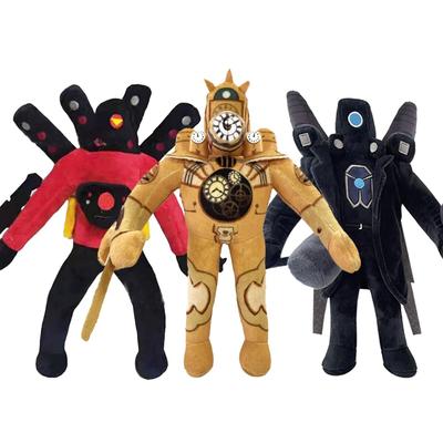 Skibidi Toilet Clockman Titan Speakerman Plush Toy Cartoon Stuffed Doll Kids Birthday Christmas Gifts
