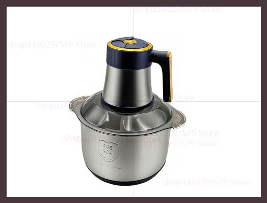 

Пищевой процессор из нержавеющей стали 304, большая емкость 5 л, электрическая мясорубка, многофункциональный кухонный комбайн для нарезки овощей и мяса