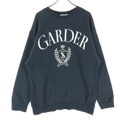 SNIDEL Emblem Logo Long Sleeve Sweat F Navy SWCT234323 Women Used