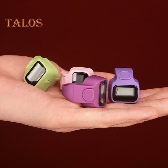 Ηλεκτρονικός μετρητής δακτυλίων 3 τμχ με φως LED 5-ψήφιος μετρητής αριθμών Clicker LCD Ψηφιακή οθόνη Εγχειρίδιο Clicker Mini Hand Tally Counter με δυνατότητα επαναφοράς