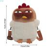 X7XC Fun and Portable Chicken Plush Coin Crossbody Purse Daily Use Money Bag A Unique Gift for Teens and Kids