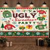 Christmas Decor Christmas Theme Festive Backdrop Christmas Party Banner Decorative Banner Event Banner For Party Event Family