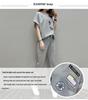 2025 Summer Fashion Casual Women's Two-Piece Set: Loose Short Sleeve Top & Seven-Point Pants