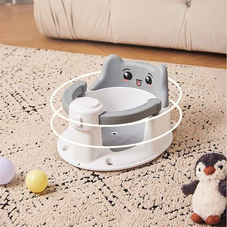 مقعد استحمام للأطفال: دعامة قابلة للإمالة مانعة للانزلاق لحمام حديثي الولادة