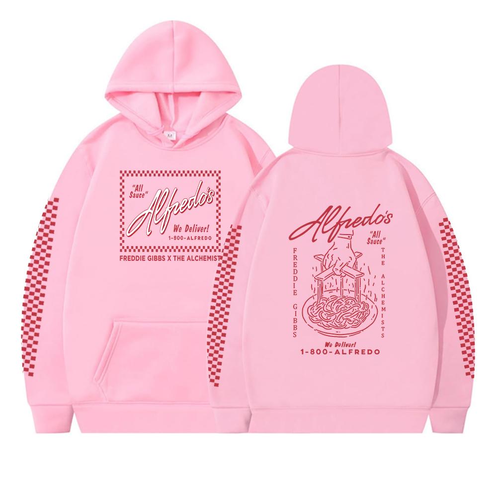 Freddie Gibbs und The Alchemist's Alfredo Hoodie – Neuer Musik-Alfredo-Hoodie für Damen und Herren, Langarm, Streetwear, Hip-Hop-Sweatshirt
