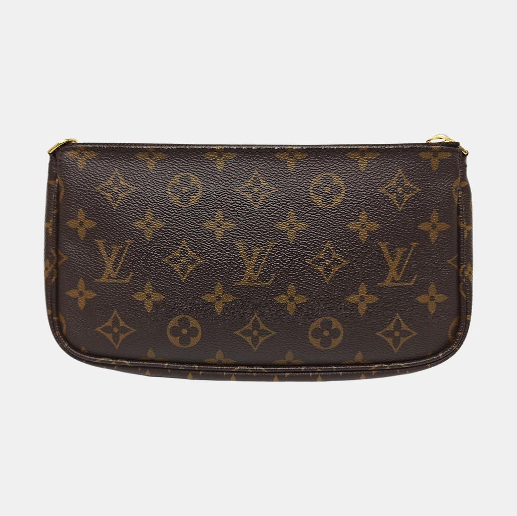 [Pre-Owned] Multi Pochette Accessoires Chain Monogram Five-In-One Combination Bag Coated Canvas Leather Mahjong Bag Underarm Hand - Very Good #1MUXL9K
