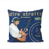 Band DDire Straits Pillow Case For Car Sofa Decorative Home Doublesided Print Plush Square Throw Pillow Cushion Cover