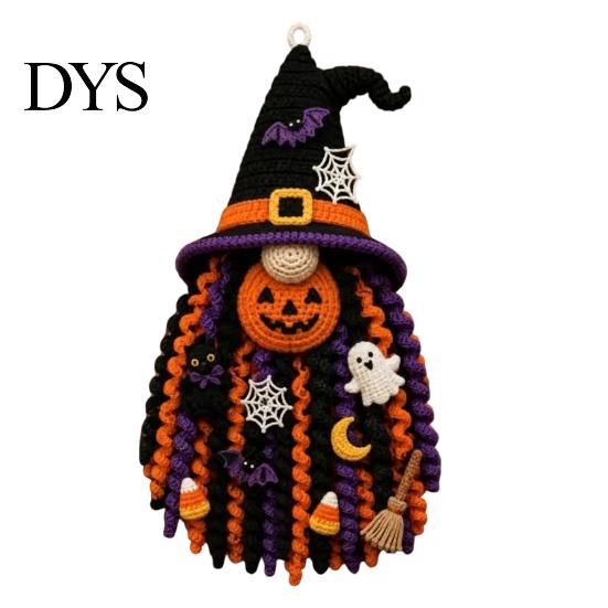 Feiertags-Türhänger DIY Saisonales Häkel-Hänger-Set, 3D-Wichtel Gestrickte Hängedekoration Projekte Basteln, Handgefertigtes Ornament für Anfänger