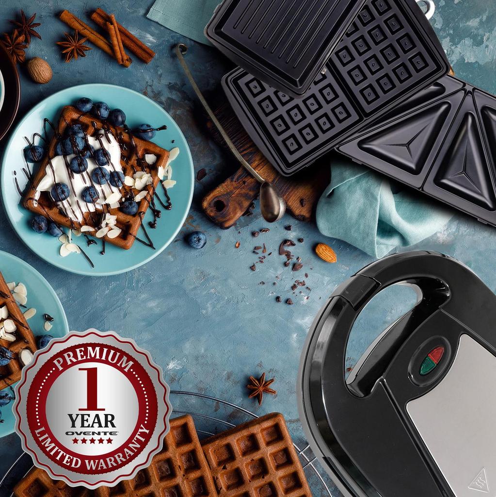 3-in-1 Breakfast Machine: Sandwich, Waffle, and Donut Maker Toaster