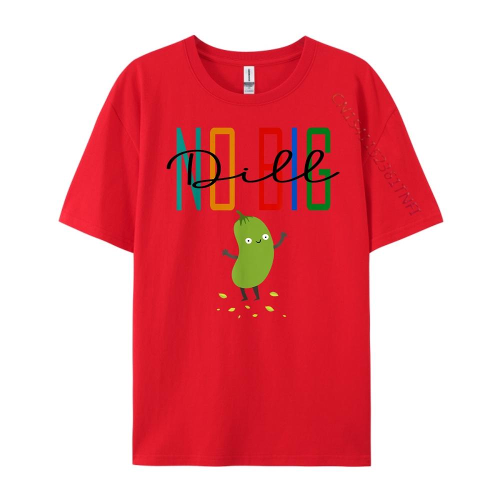 Funny Pickle No Big Dill No Big Dill Mens Shirts Graphic Tee TShirt Group S