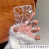Full screen white love is suitable for Apple 15promax mobile phone case iPhone14 high value XS transparent 12 soft case