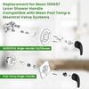 For Durable Black Shower Handle Replacement for Model 100657 Compatible with Various Valve Systems Easy Installation