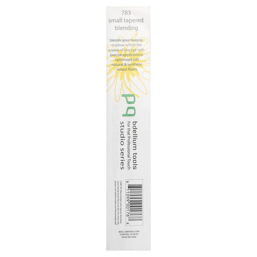 Bdellium Tools, Student Series, Small Tapered Blending Brush, Eyes 783, 1 Brush