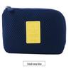 Velvet Shockproof Travel Digital Storage & Makeup Bag with Power Bank and Cable Organizer