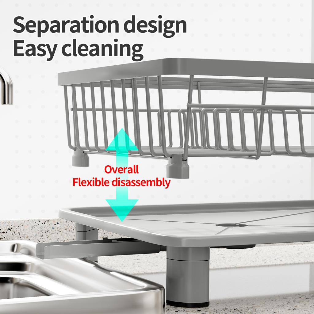 Single-Layer Basket Dish Rack (Small Size)