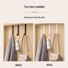 No-Drill Silent Wrought Iron Over-Door Clothes Hook & Storage Rack