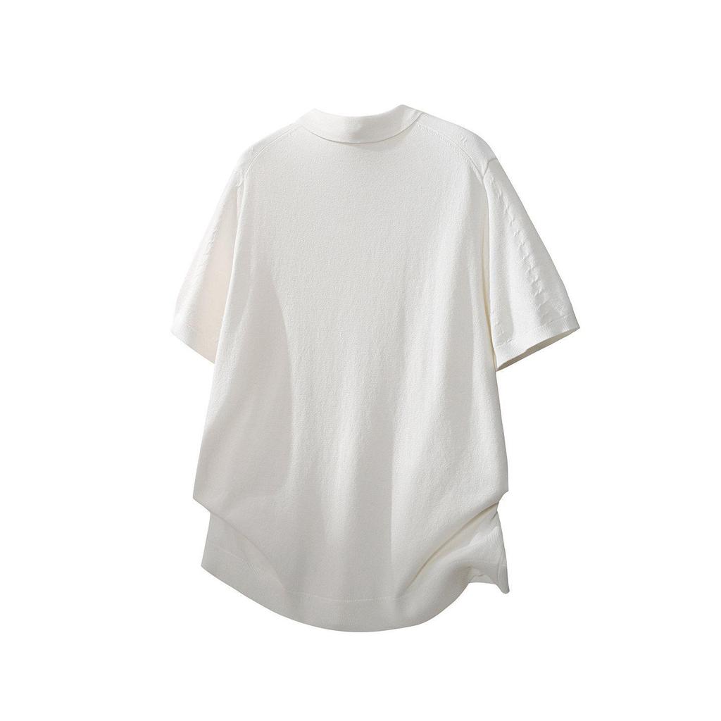 2026 Trendy Japanese Style Men's Loose Knit Short Sleeve 