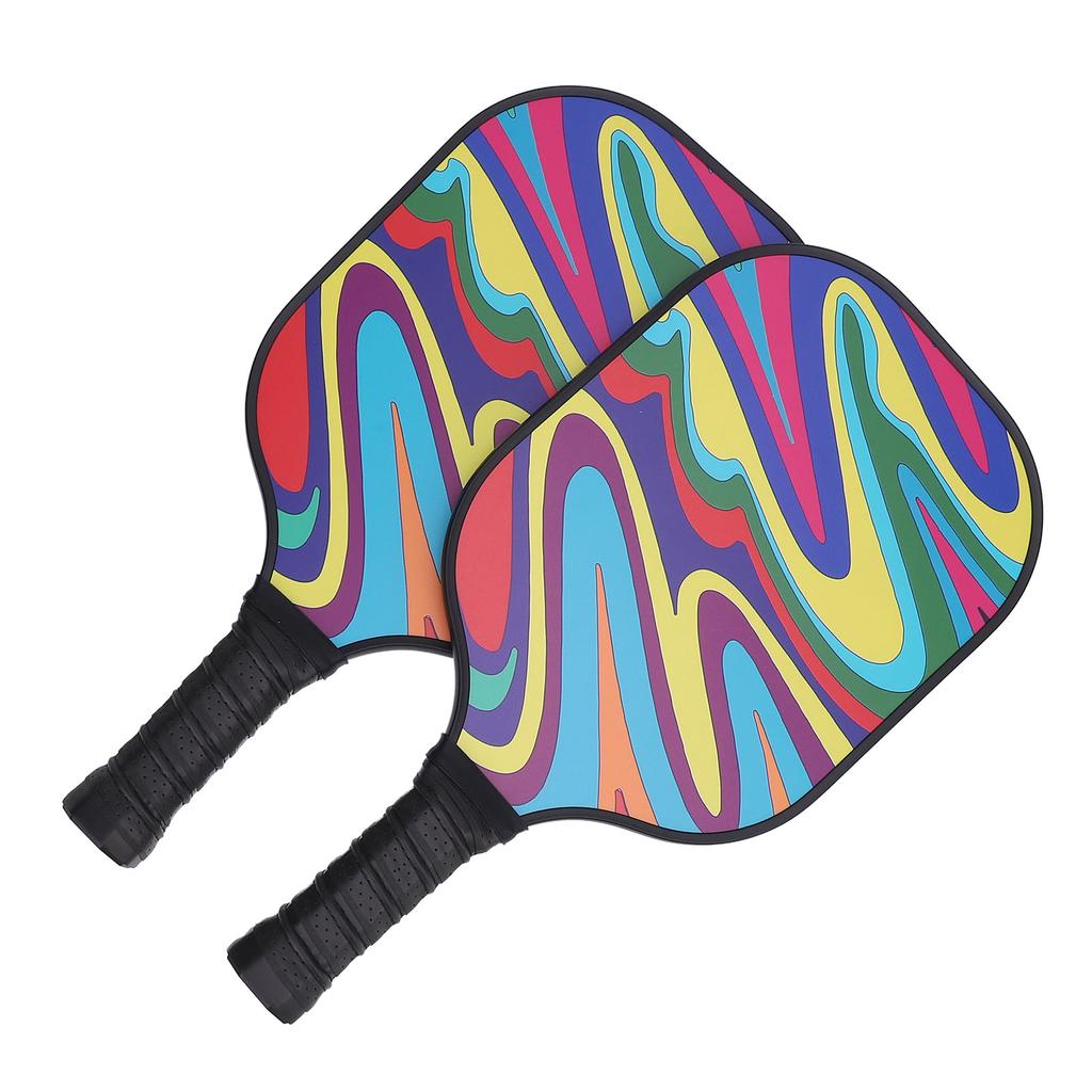 1 Pair Pickleball Paddle Fiberglass Enlarge Plate PVC Edging Beehive Pickleball Training Paddle for