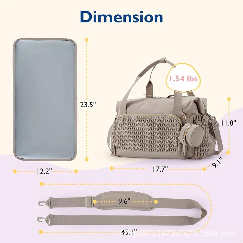 Diaper Bag Insulation Bag Mummy Backpack Large Capacity Bag Mom Baby Waterproof Outdoor Travel Diaper Bags for Baby Care