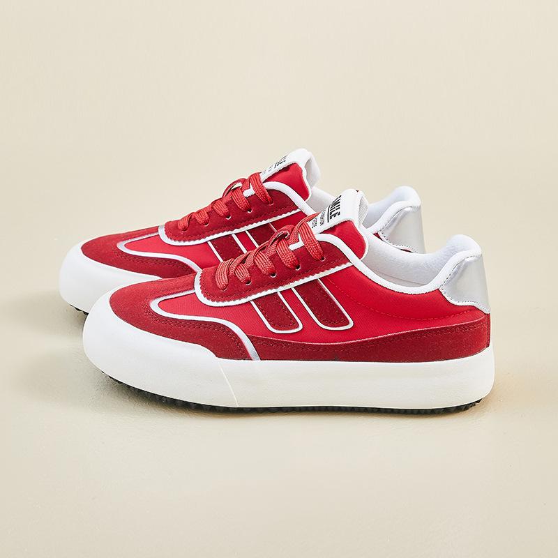 Women Shoes 2025 Spring Autumn New Breathable Non Slip Platform Sneakers Comfortable Height Increase Lace-up Casual Shoe