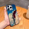 Anime MHA Hawks BNHA Phone Case For iPhone17,16,15,14,13,12,11,Pro,MAX White Matte Shockproof Cover