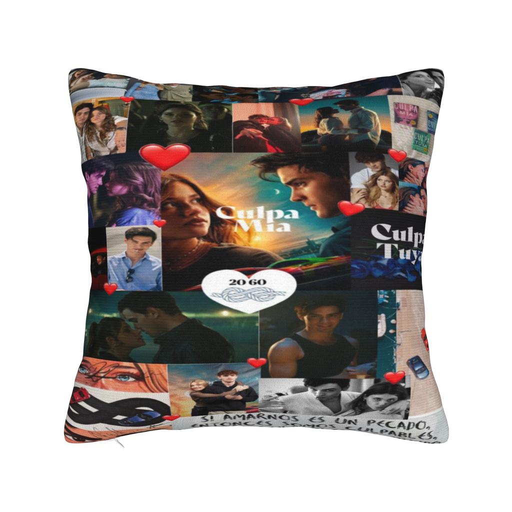 Trendy Bedroom Culpa Mia Nicole Decor Pillowcase Merch Pillow Covers Square Multi-Size