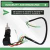 703-82510-40 Ignition Switch Key Assy Replace MP51040 For Yamaha Outboard Motor Control Box 703-82510-41 703-82510-43