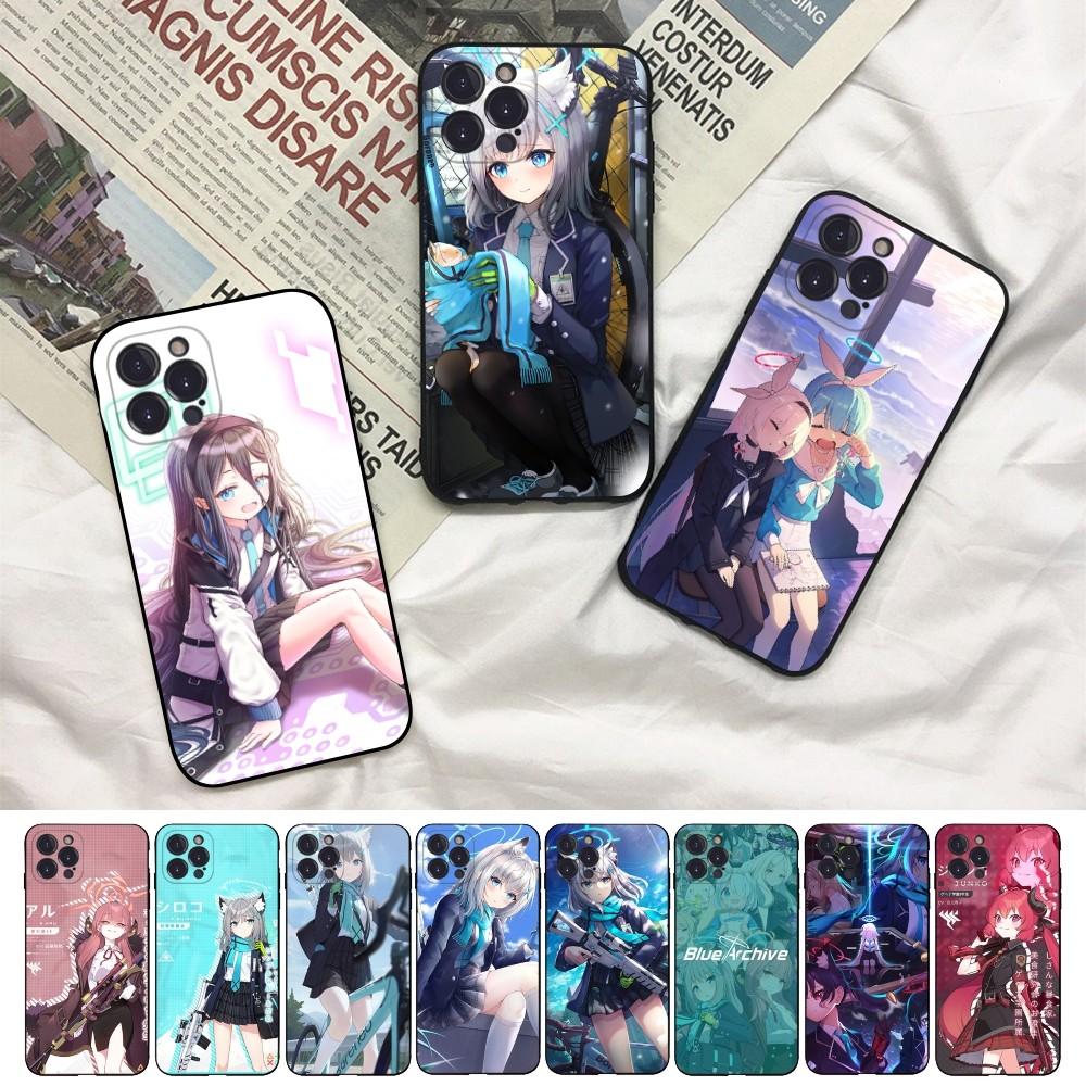 Blue Archive Phone Case For iPhone 15 14 11 12 13 Mini Pro XS Max Cover 6 7 8 Plus X XR SE 2020 Funda Shell