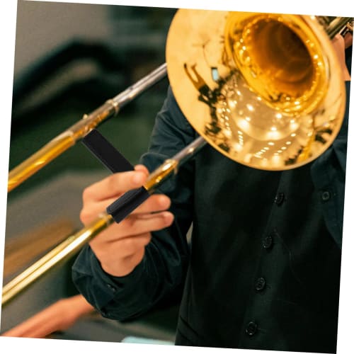 Abaodam Trombone Slide Protector, PU Cover, Trombone Neck Guard, Finger Guard for Instrument Protection, Set of 6