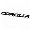 1 Pezzo Emblema Badge Baule 3D Rialzato in ABS Nero/Argento/Cromo Decalcomania Logo Posteriore Personalizzata per Adesivo Carrozzeria Accessori