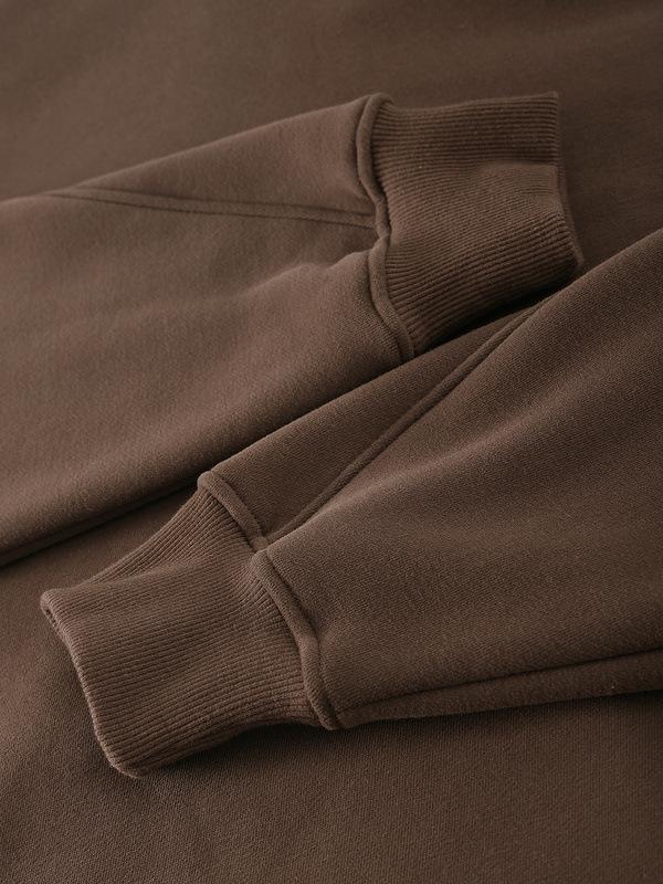 Trendy 400g Sherpa Fleece Hooded Sweatshirt - Non-Shedding