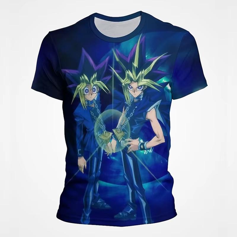 Anime Yu Gi Oh 3D Print T-Shirt Men Women Casual Fashion Short Sleeve Casual T Shirts Oversized Harajuku Tees Tops Kid Clothing