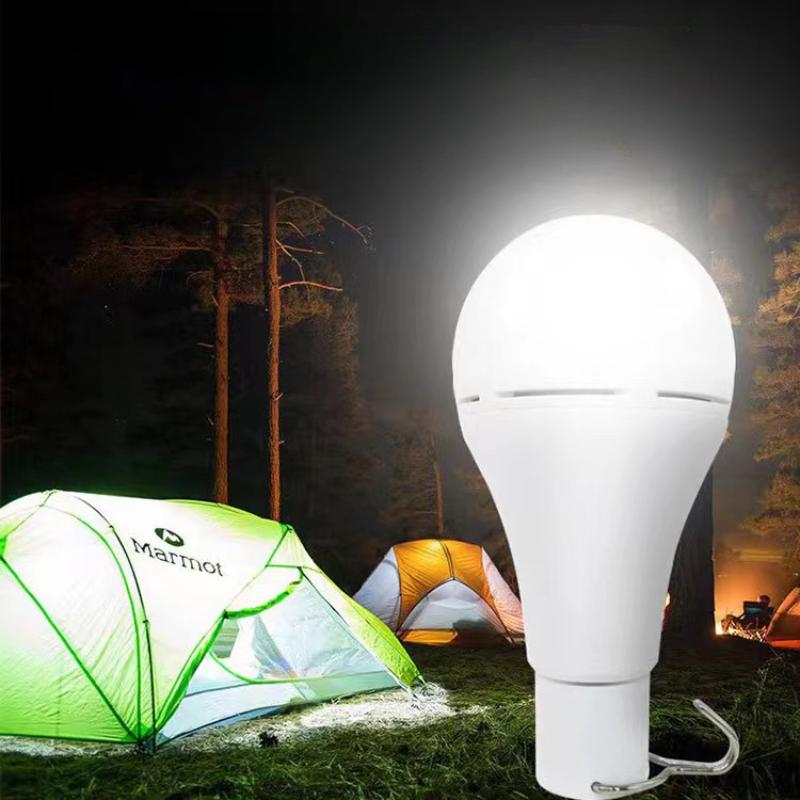 Portable Outdoor Solar Lamp LED Light Solar Energy Charged Panel Powered Emergency Bulb For Garden Camping Tent Fishing