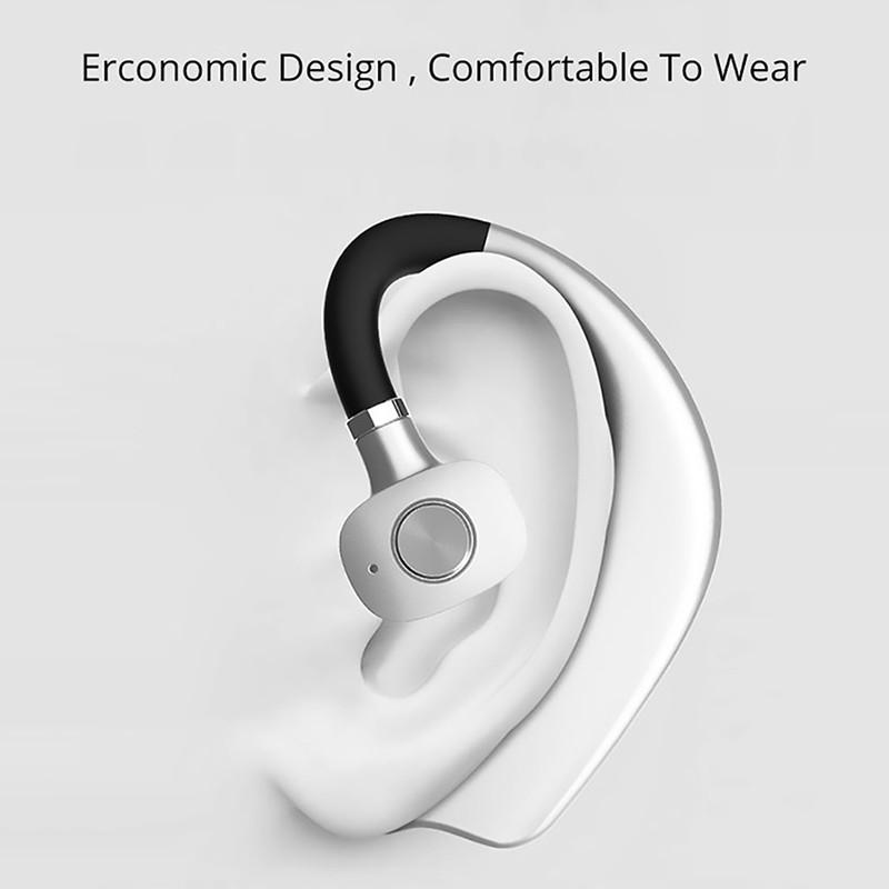 Bezdrátová sluchátka s jedním uchem Bluetooth Headset Bezdrátová obchodní sluchátka Vodotěsná sportovní sluchátka s mikrofonem