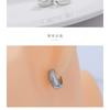 Neymar Style Full Diamond Zircon Geometric Hoop Earrings Unisex Fashion Jewelry