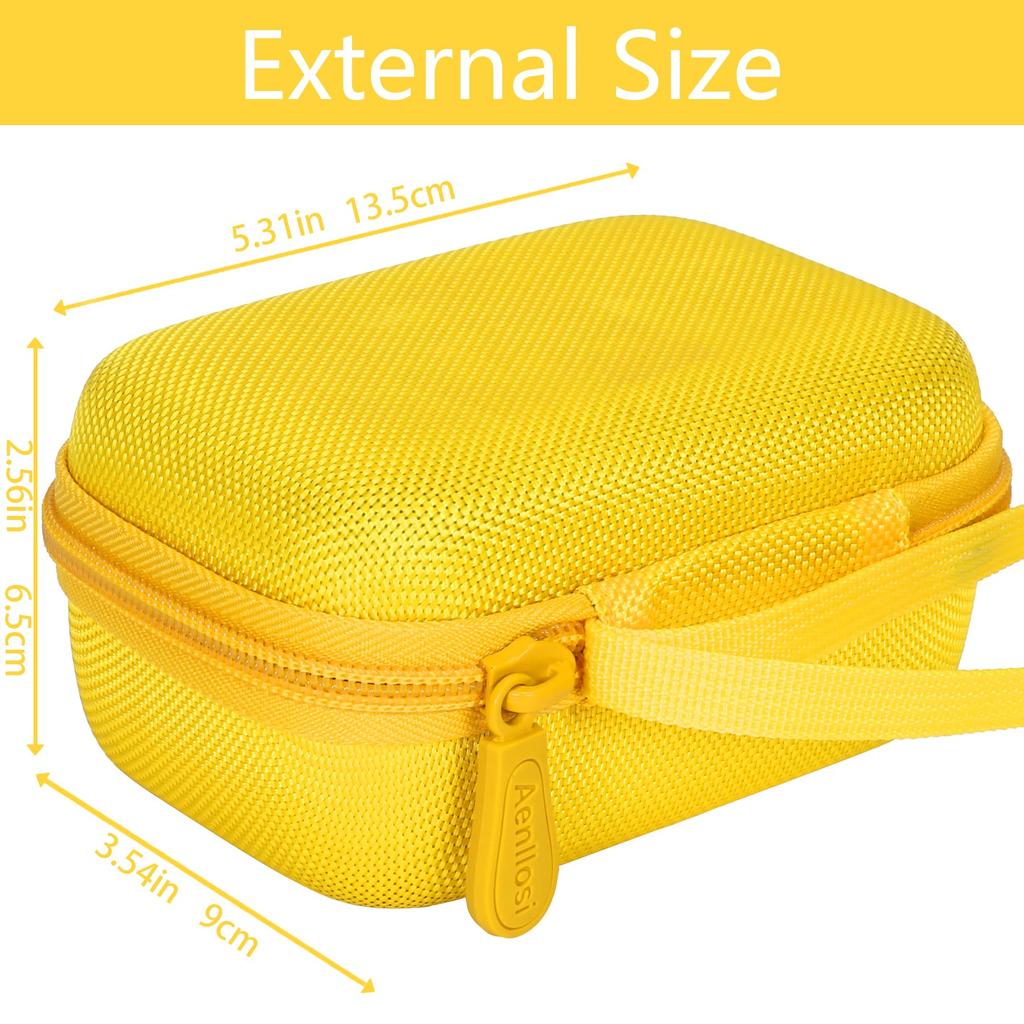 Aenllosi Compatible Storage Case for Kodak PIXPRO WPZ2 Compact Digital Camera, Yellow (Case Only)