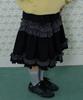 Isjabaibeu Ruffle Point Skirt - Black