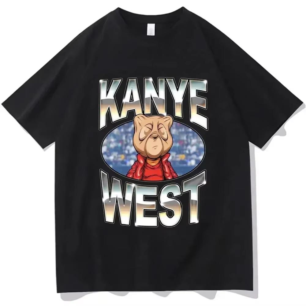 2026 Funny Kanye West Meme TShirt Unisexs Fashion Vintage Hip Hop Rap Style Tshirt Unisex Women Short Sleeve Streetwear Top Tees