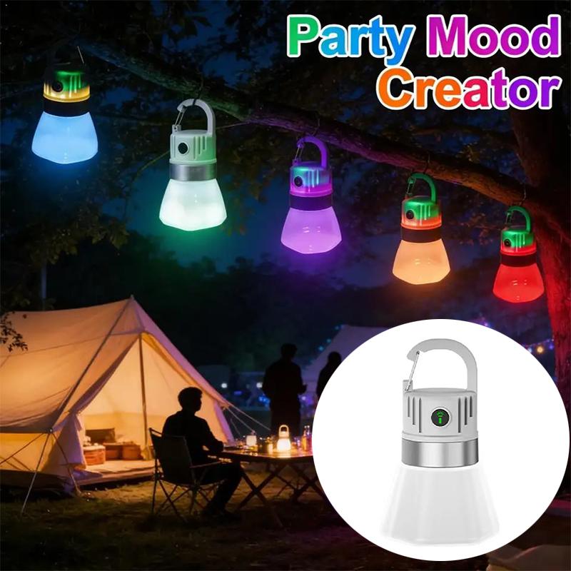 Portable LEDs Camping Light Outdoor Tent Lamp with Hook Lantern Emergency Light LED Work Light for Emergency and Hurricane,Camping, Hiking, Fishing