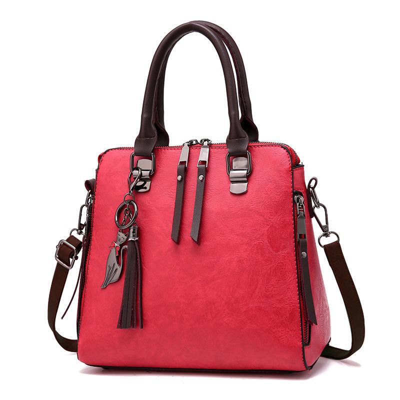 Bestselling Women s Handbag,Large Capacity Tote Bag,Casual Shoulder Crossbody Purse кларет