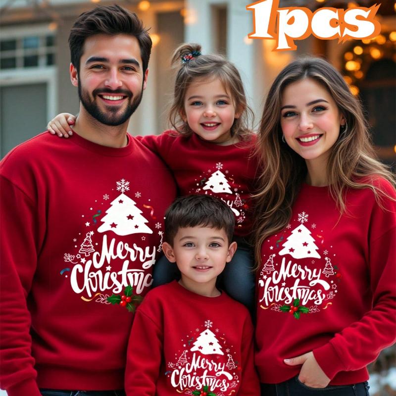 

Festive Christmas Design Premium Crewneck Sweatshirt, Soft and Breathable Fabric, Daily Commute & Casual Top XXL красный